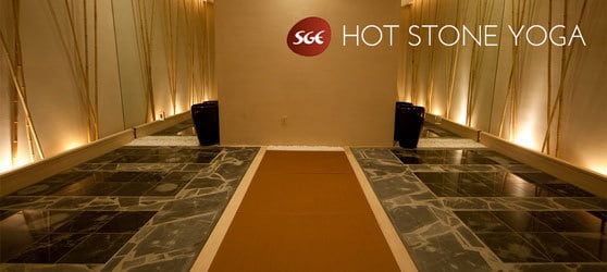 Hot Stone Yoga with SGE stone at Relaken