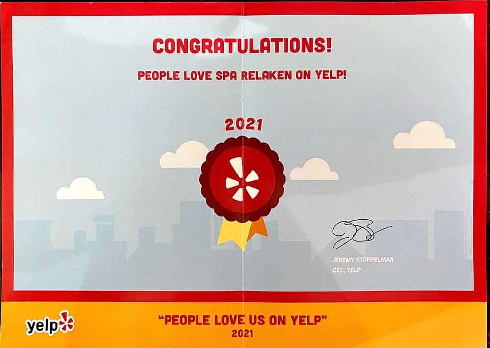 Yelp 2021 Congratulations